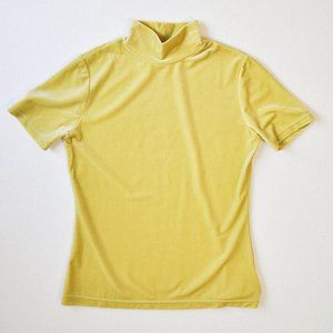 Vintage Velvet Mockneck Tshirt